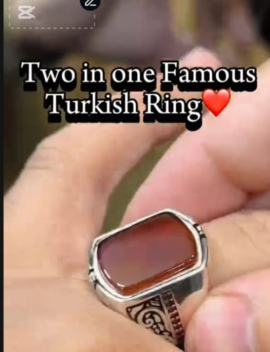 Beautiful 2 in 1 Famous Turkish Rings